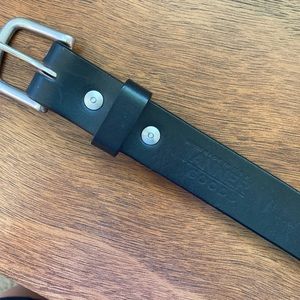 Black Leather Belt